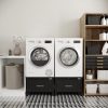 Wasophoogte wasmachine verhoger – Elevano met Lade – Dubbel – Zwart - Afbeelding 2