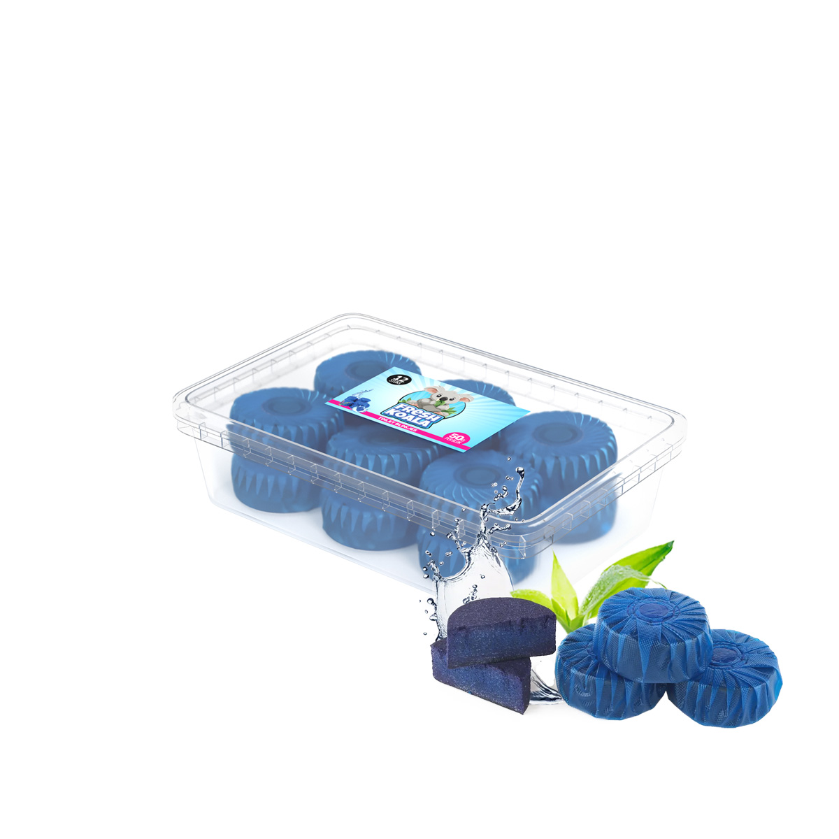 Fresh Koala® Toiletblokjes inbouwreservoir 12 stuks