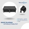 Wasophoogte wasmachine verhoger – Elevano met Lade – Dubbel – Zwart - Afbeelding 4
