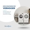Verhoging voor wasmachine biedt een stevige basis voor je wasmachine en droger.