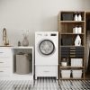 Wasmachine verhoger met lade voorzien van een anti-slip oppervlak voor extra veiligheid.