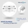 Eenvoudige montage van de verhoger wasmachine zonder extra gereedschap.