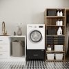 Wasmachine ophoger met lade en anti-tril ontwerp.