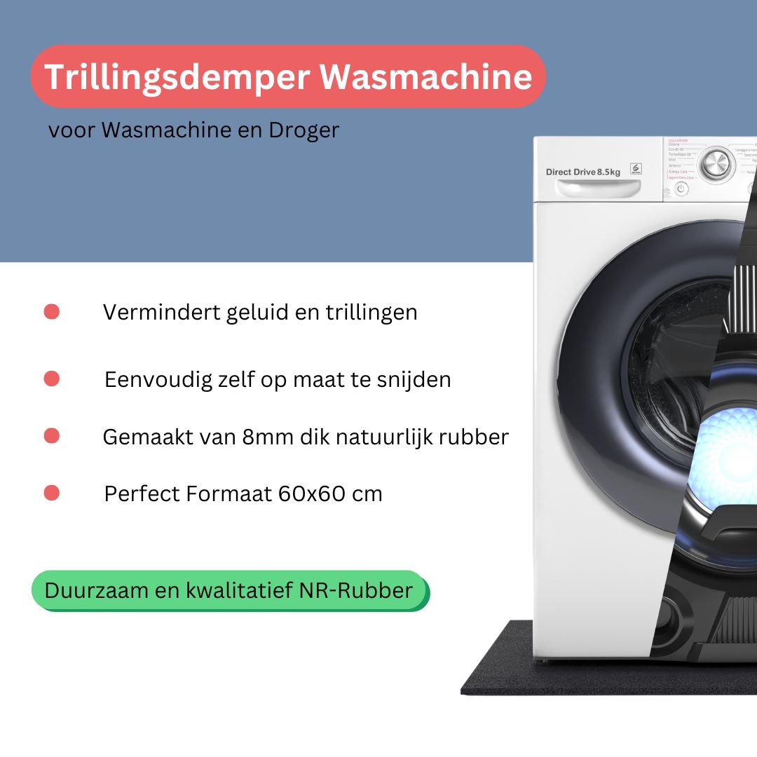 Trillingsdempers wasmachine 60x60 cm - Afbeelding 4